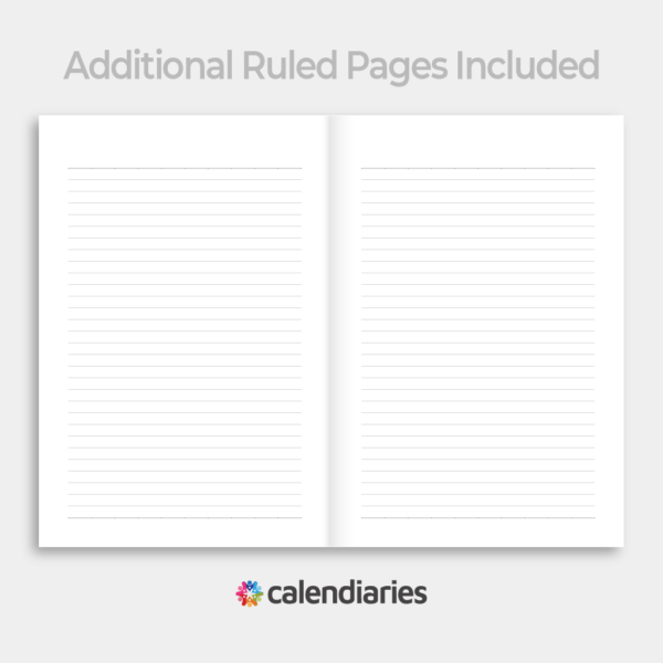 2022 Calendar - Lined Note Pages