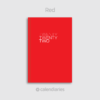 Red Cover / Twenty Twenty Two 2022 Calendar Diary