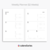 2023 Planner Weekly Double Spread Views - Calendiaries