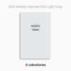 2023 Planner 10% Light Gray Cover