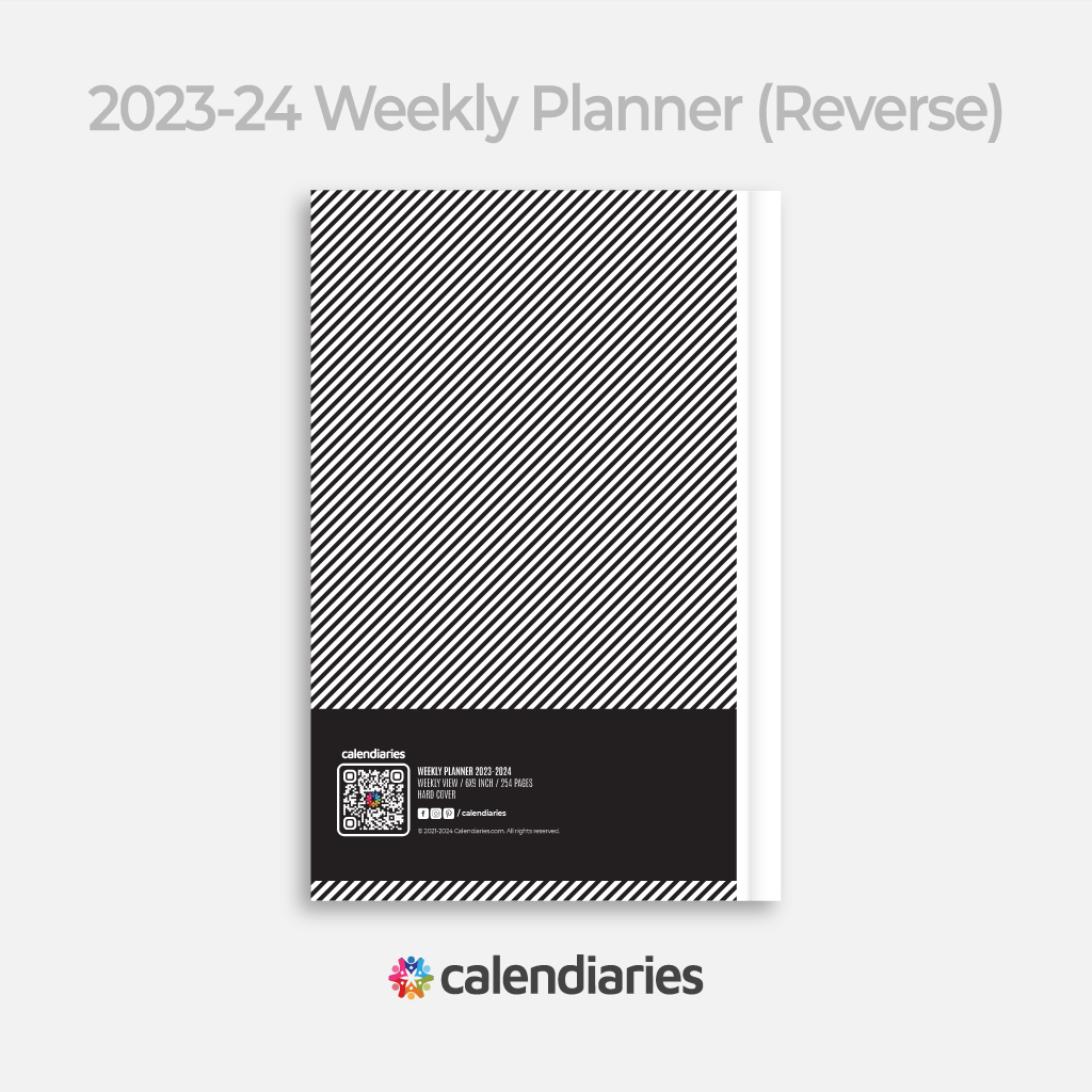 2023-24 Planner, Stripes, Calendar, Twenty Twenty Three Planner, Organizer, Weekly, Planners 2023-24