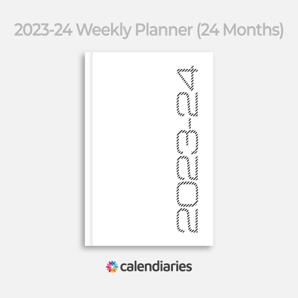 2023-24 Planner, Stripes, Calendar, Twenty Twenty Three Planner, Organizer, Weekly, Planners 2023-24